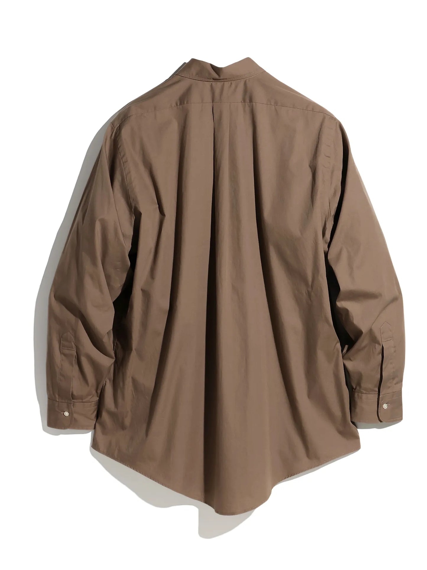 FOUNDOUR | REGULAR COLLAR SHIRT BROWN