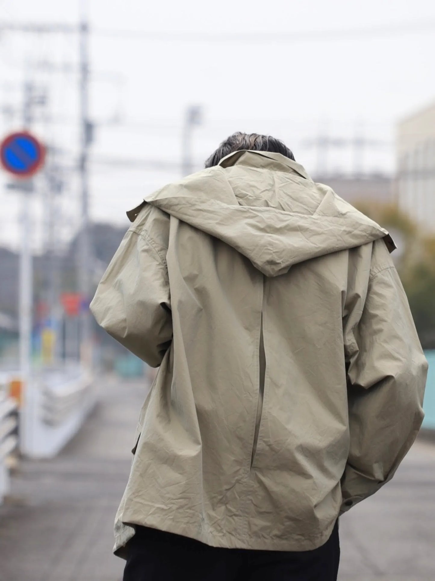 HERILL | Weathercloth Windjacket Beige