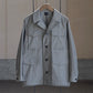 山内-2plyキュプラ-鉄媒染コットン-フィールドジャケット洗い加工-grayish-green-1