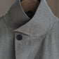山内-2plyキュプラ-鉄媒染コットン-フィールドジャケット洗い加工-grayish-green-3