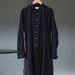 irenisa-band-collar-long-shirt-black-stripe-1