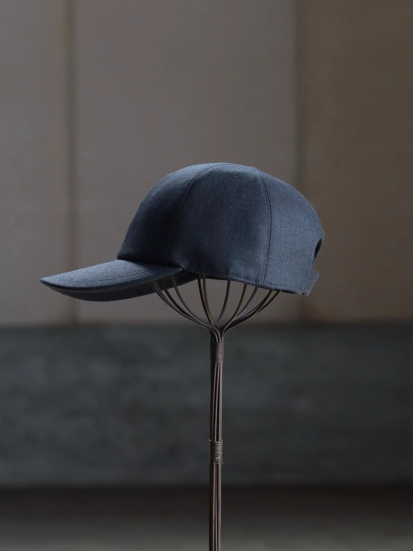 WOOL CAP SMOKE GRAY