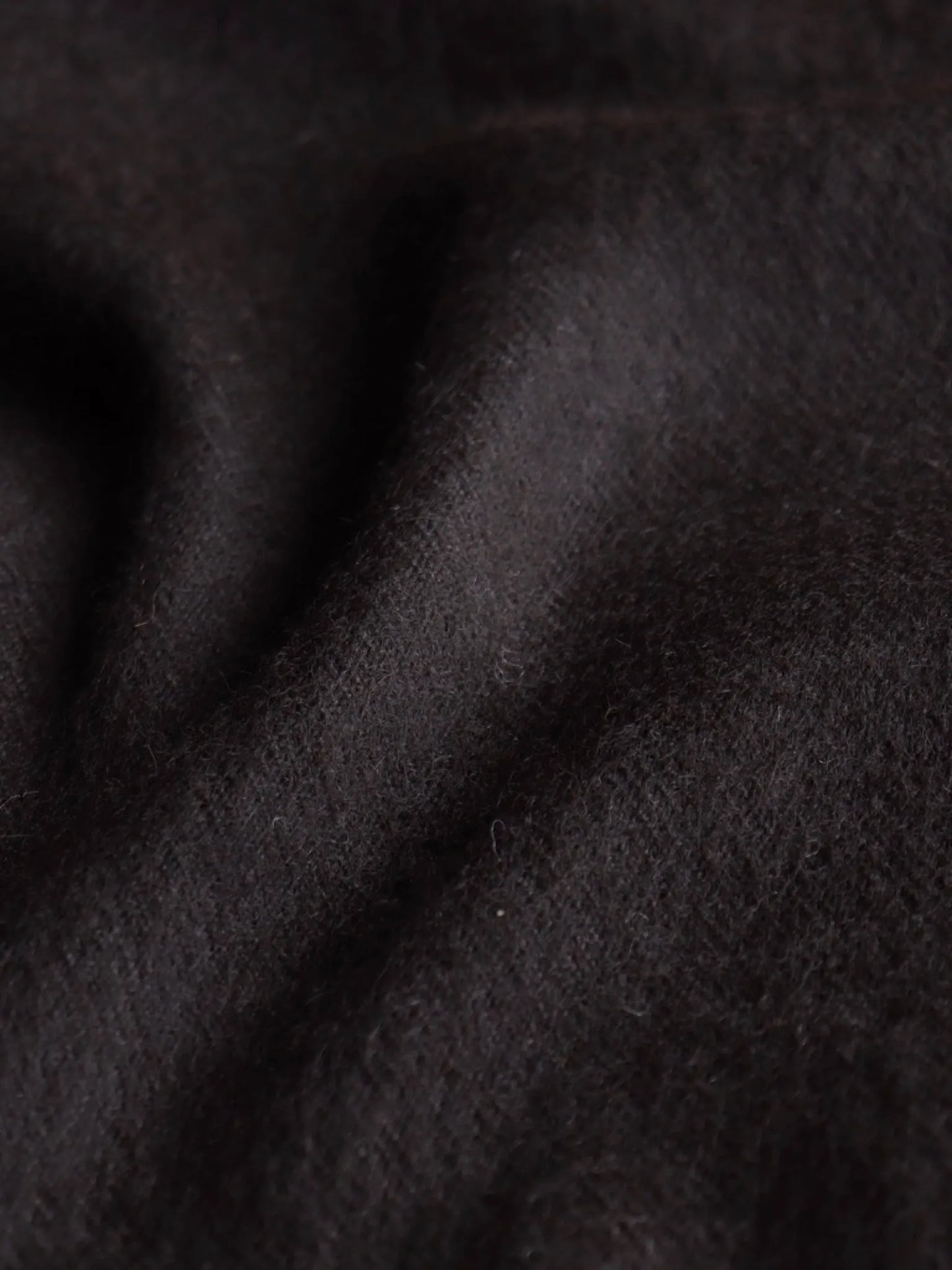 THE INOUE BROTHERS | The Inoue Brothers Up-Cycled Alpaca Scarf BLACK