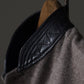 sarto-stand-collar-short-jacket-brown-black-12