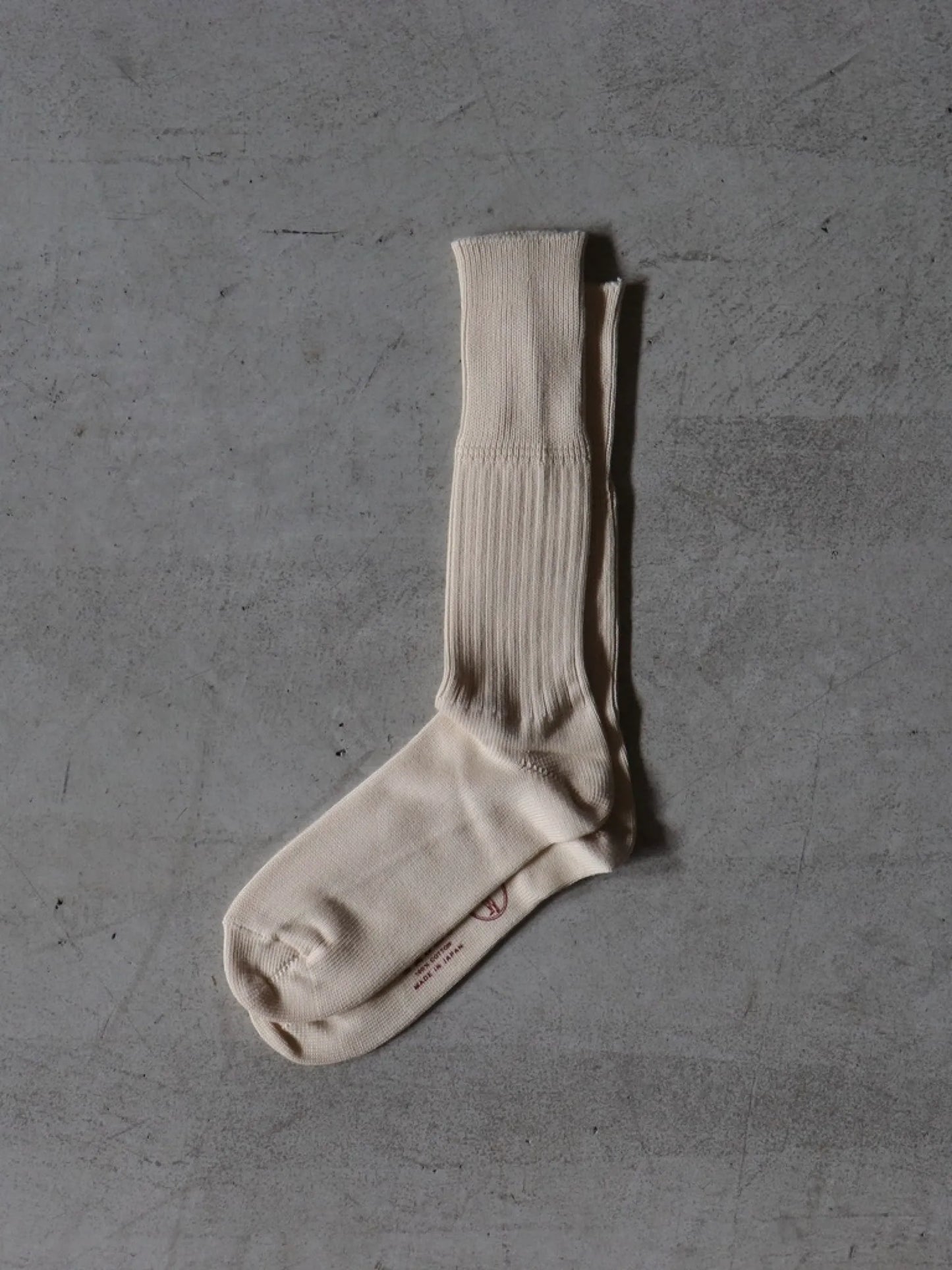 OLDE HOMESTEADER | HEAVY WEIGHT SOCKS PLAIN RIB ECRU