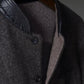 sarto-stand-collar-short-jacket-brown-black-13