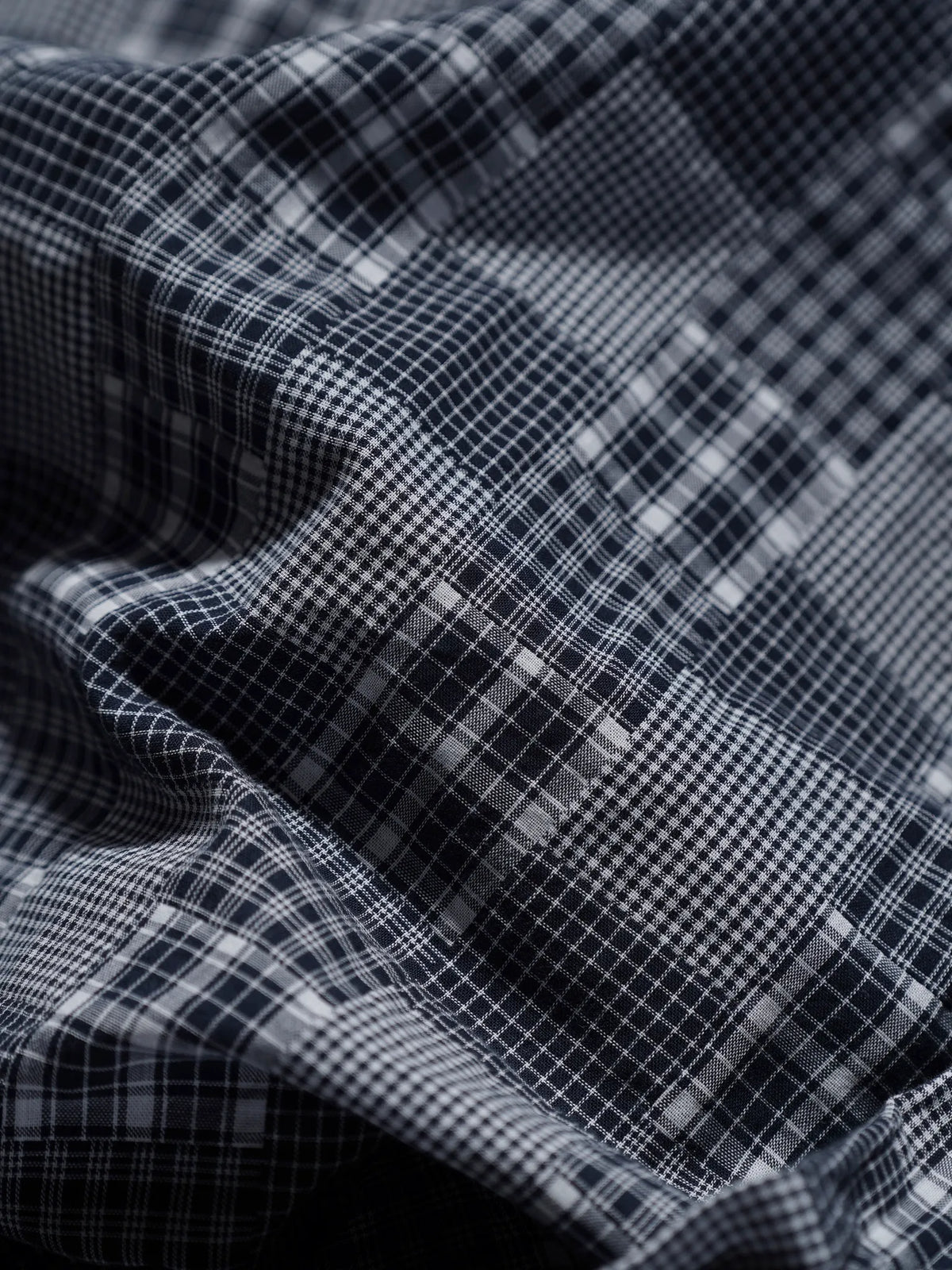 ERL | PLAID LONG SLEEVED SHIRT BLACK