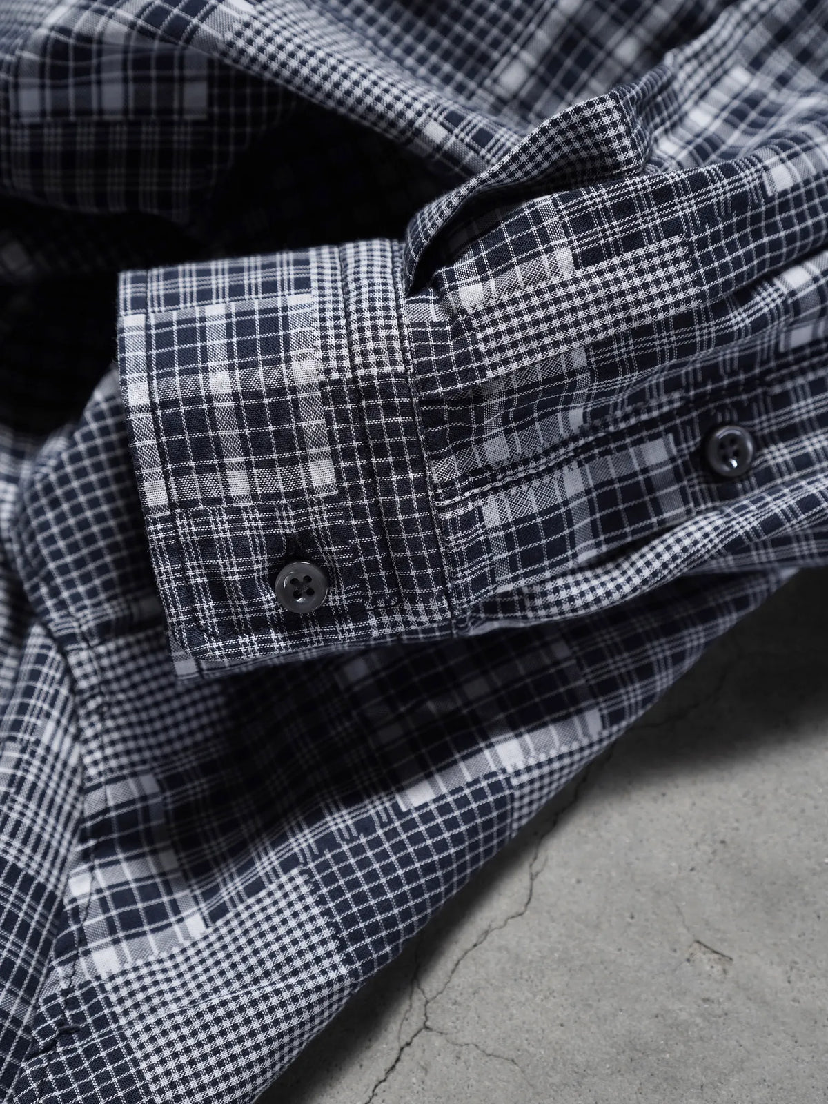 ERL | PLAID LONG SLEEVED SHIRT BLACK