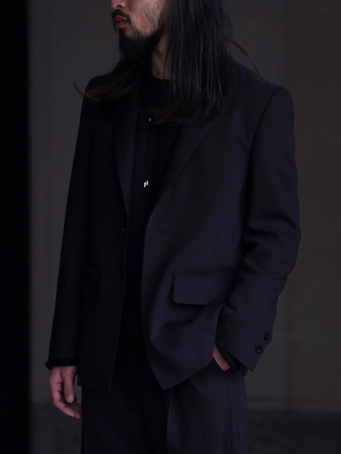 irenisa-modified-shawl-collar-jacket-dark-brown-9