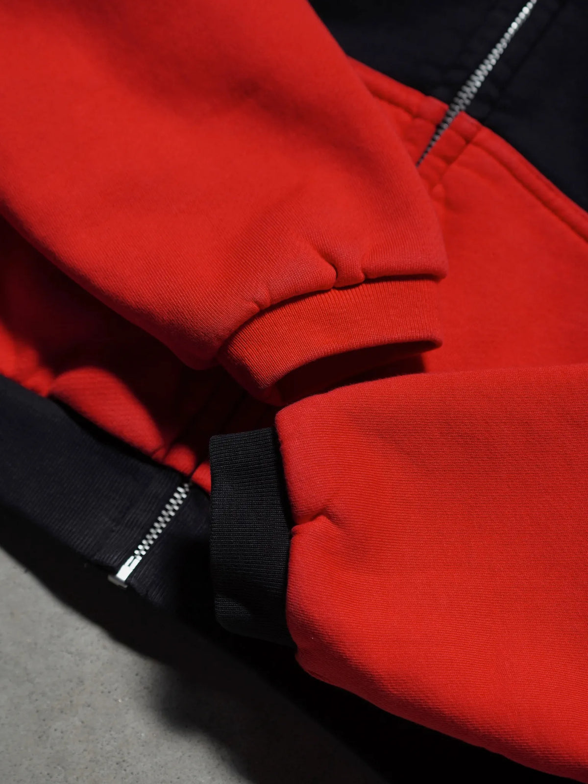 ERL | VARSITY HOODIE BLACK RED