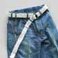 KAKAN | HANDSPUN WEAVING BELT White