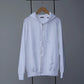 comoli-lwコットン裏毛-ジップパーカ-white-1-1