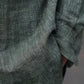 THE NULABEL | HANK DYED WORK SHIRT OLIVE/GREY