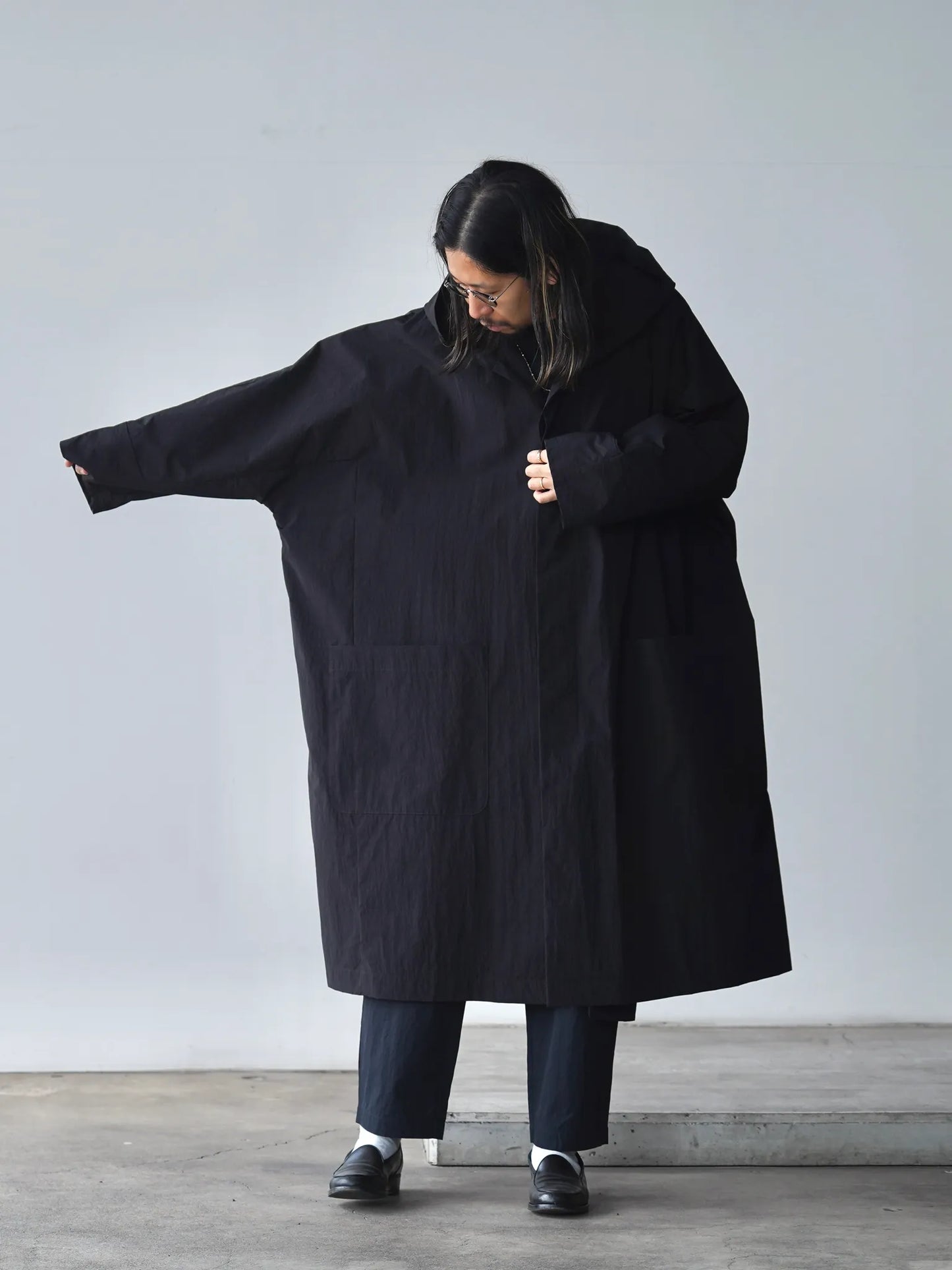 BESTIAIRE | WIDE COAT BLACK