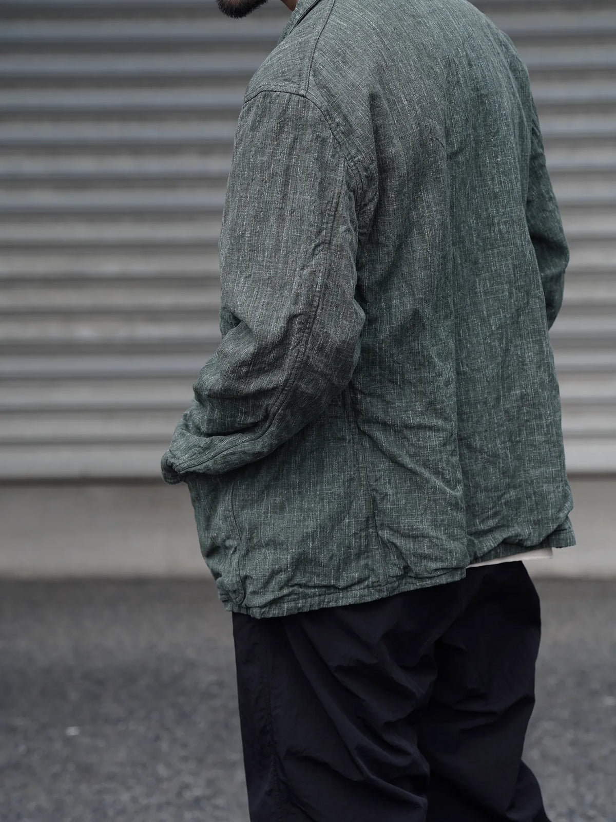 THE NULABEL | HANK DYED COVERALLS OLIVE/GREY