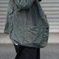 THE NULABEL | HANK DYED COVERALLS OLIVE/GREY