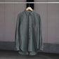 THE NULABEL | HANK DYED WORK SHIRT OLIVE/GREY