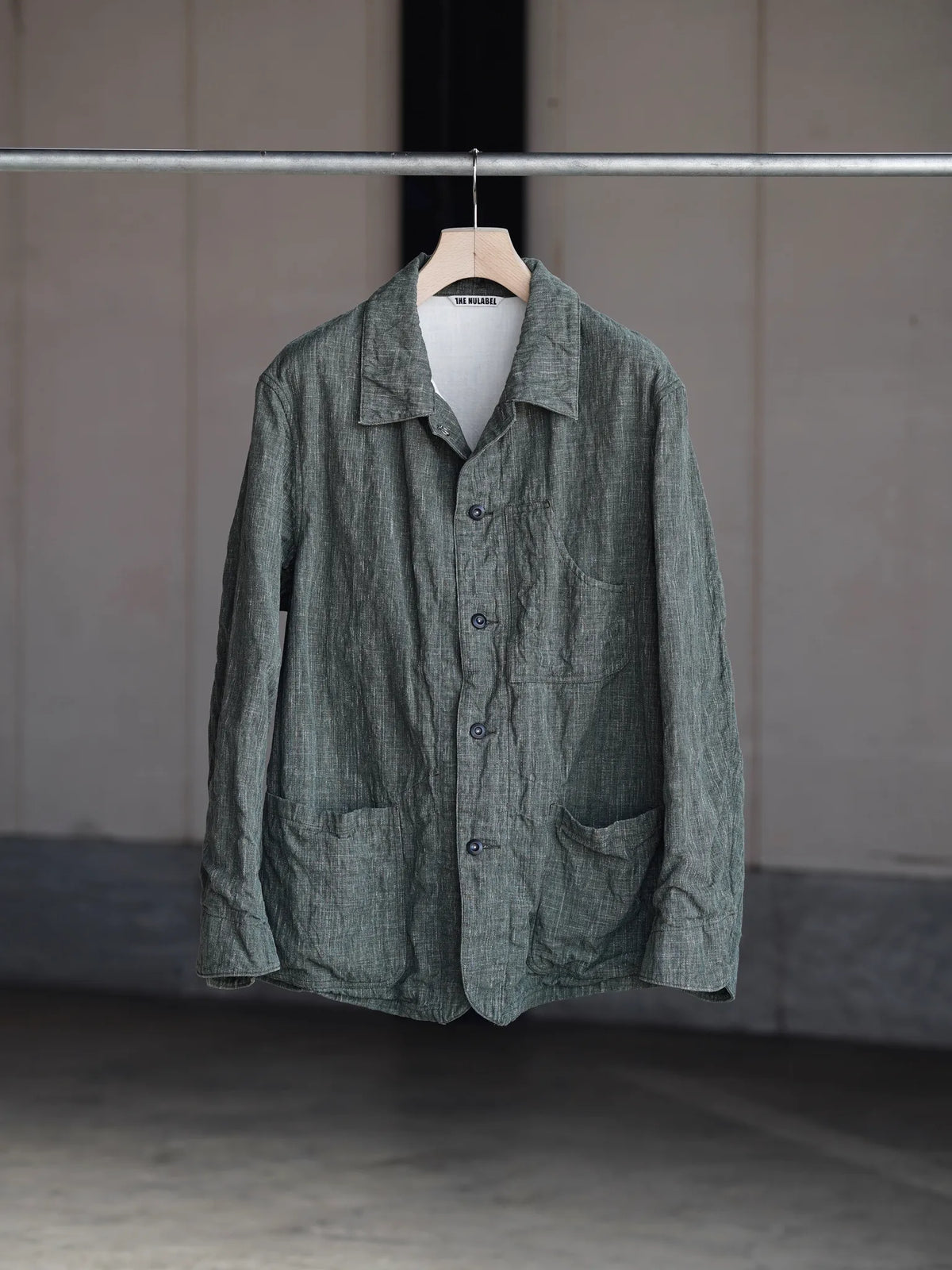 THE NULABEL | HANK DYED COVERALLS OLIVE/GREY