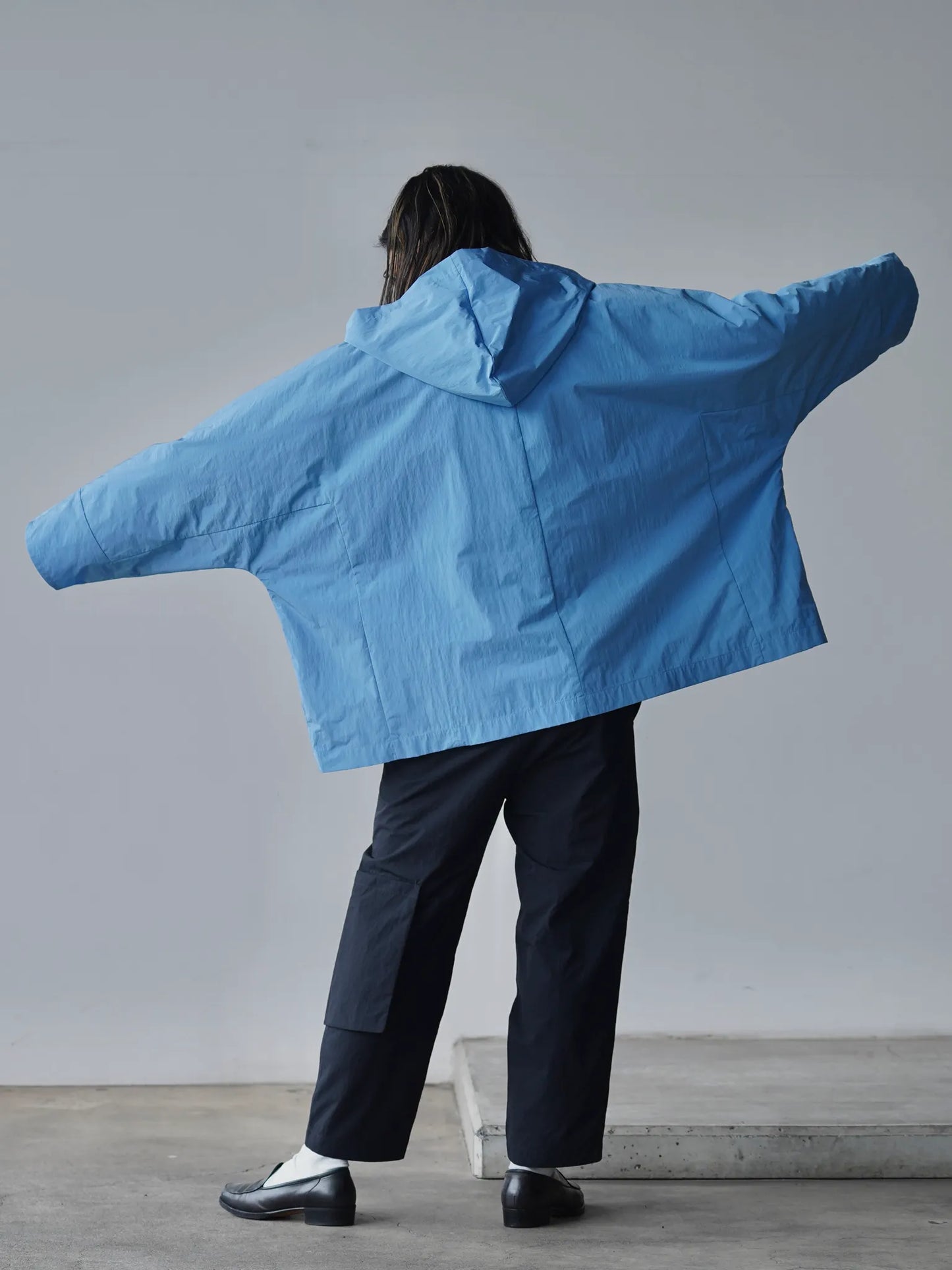 BESTIAIRE | WIDE JACKET LIGHT BLUE
