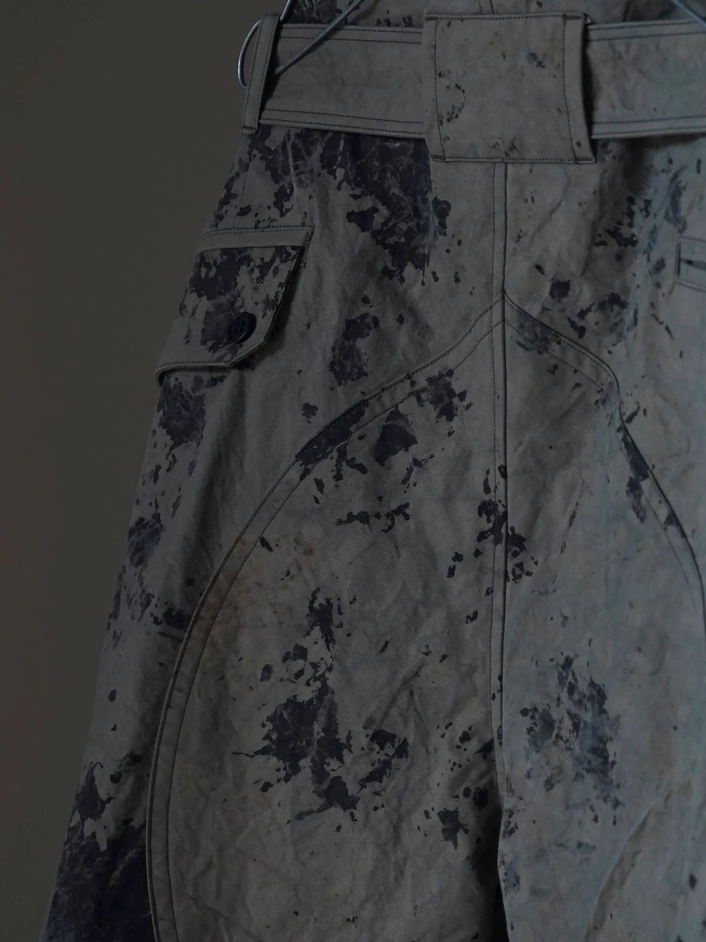 山内 | シールドコットン・ヘビークロス・ツナギパンツ camo