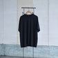 COMOLI | コットンメッシュ 半袖Tシャツ BLACK