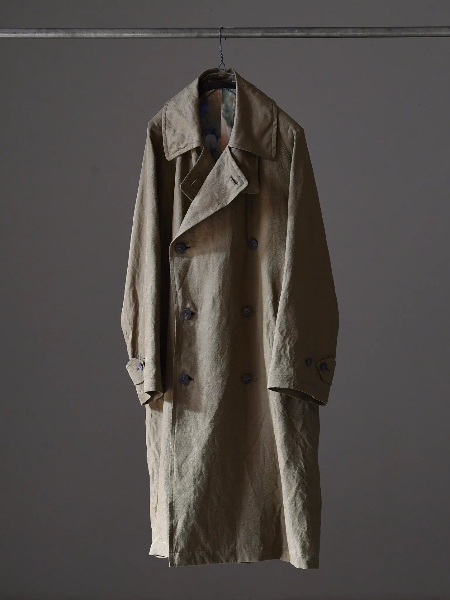 calmlence | DOUBLE BREASTED COAT DBEG