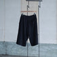 COMOLI | コットンメッシュ ショーツ BLACK