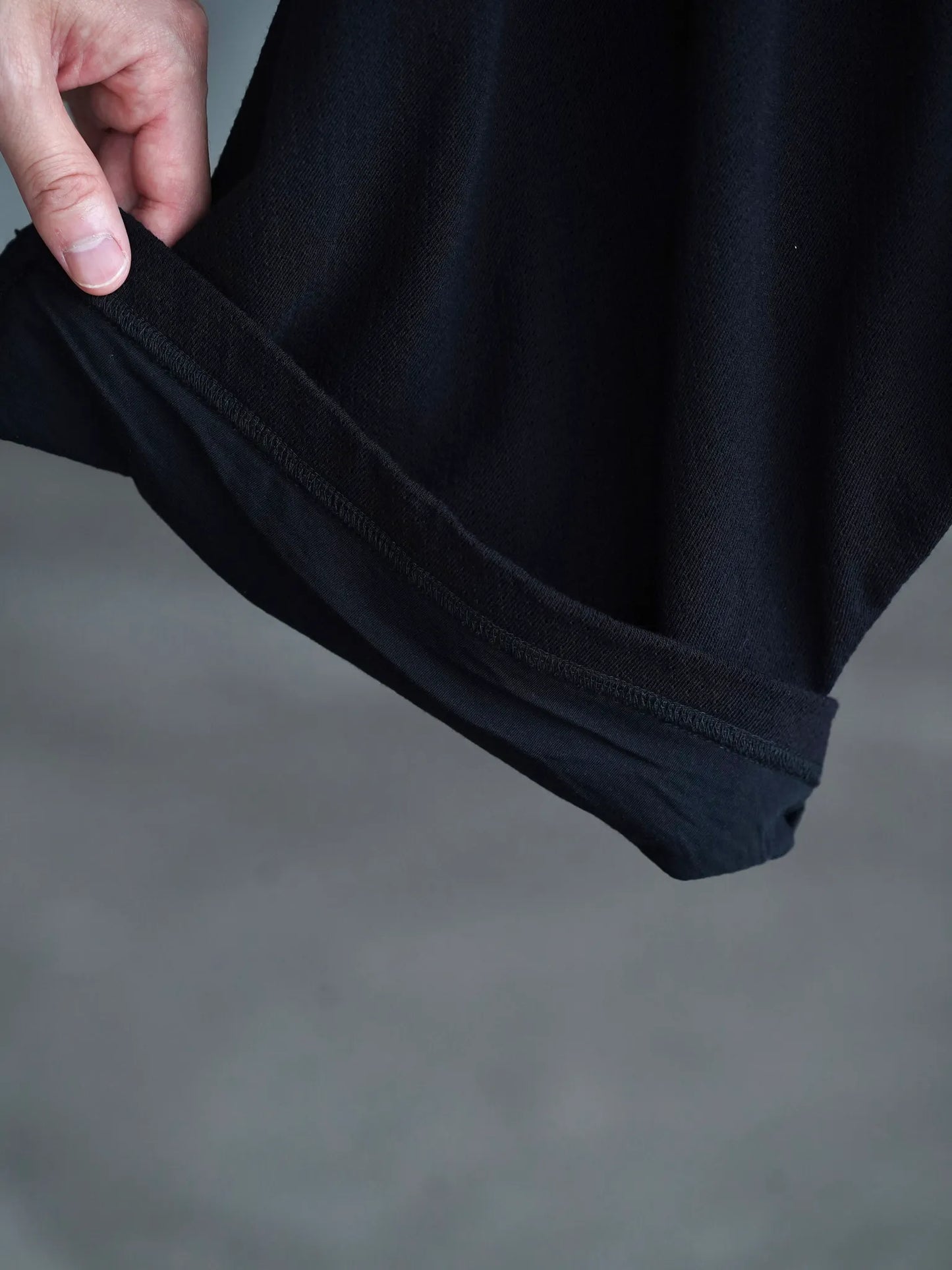 COMOLI | コットンメッシュ ショーツ BLACK