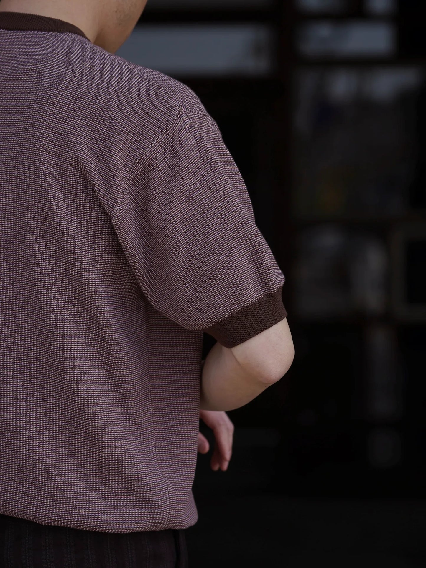 HERILL | American Seaislands Border Pullover Brown