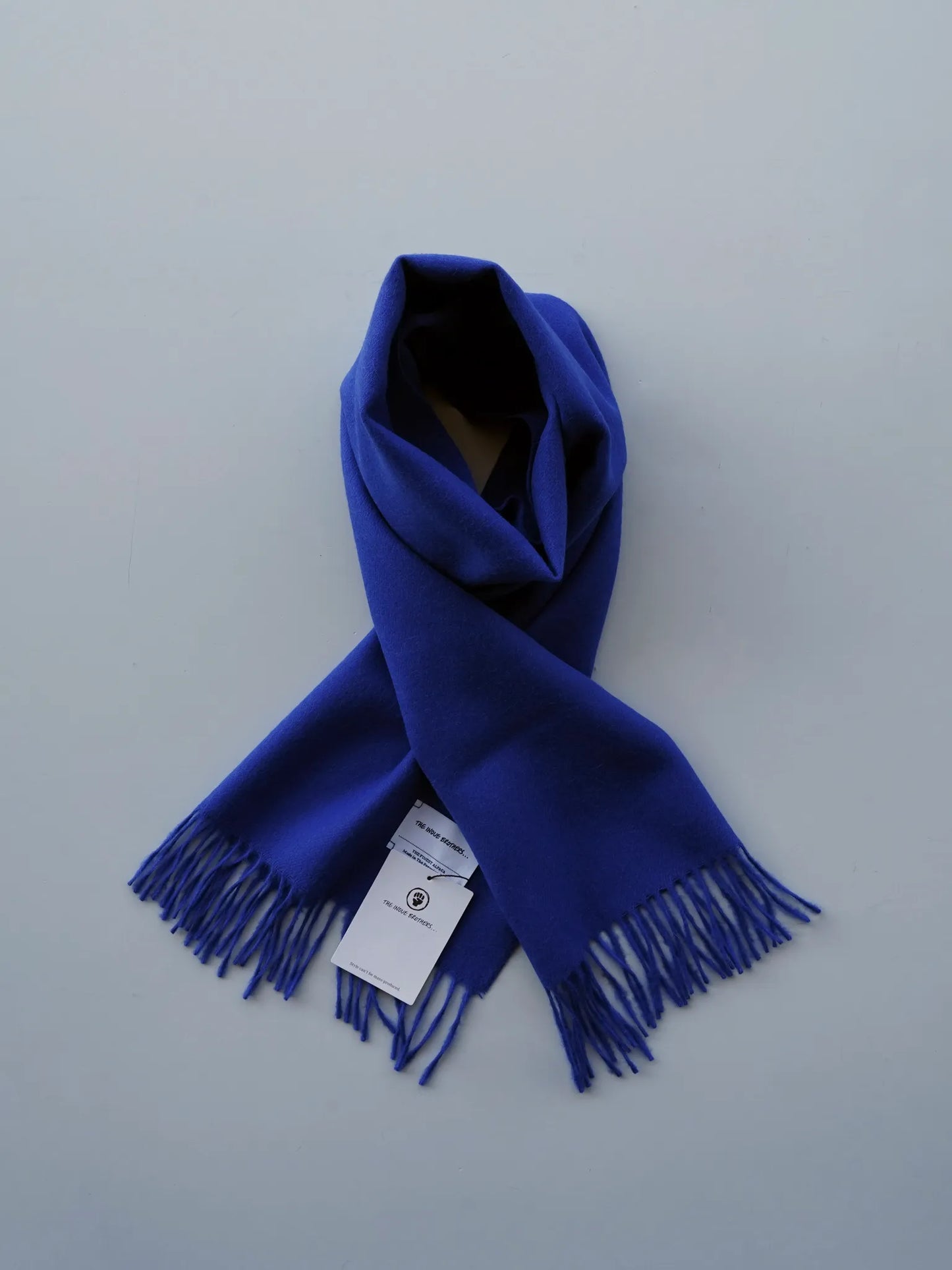 THE INOUE BROTHERS | Brushed Scarf Electric Blue