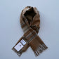 THE INOUE BROTHERS | Brushed Scarf Check Checkered Beige