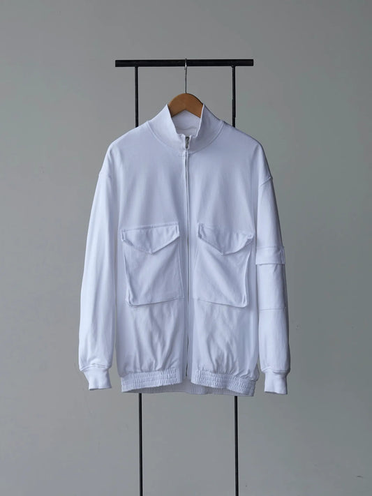 COMOLI | コットンジャージ G8ジャケット WHITE