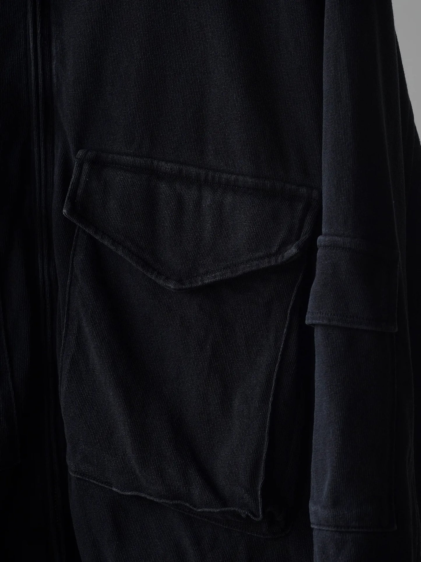 COMOLI | コットンジャージ G8ジャケット BLACK