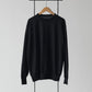 COMOLI | ウール クルーネックニット CHARCOAL