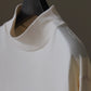 calmlence | MOCK NECK LS T-SHIRT OWHT