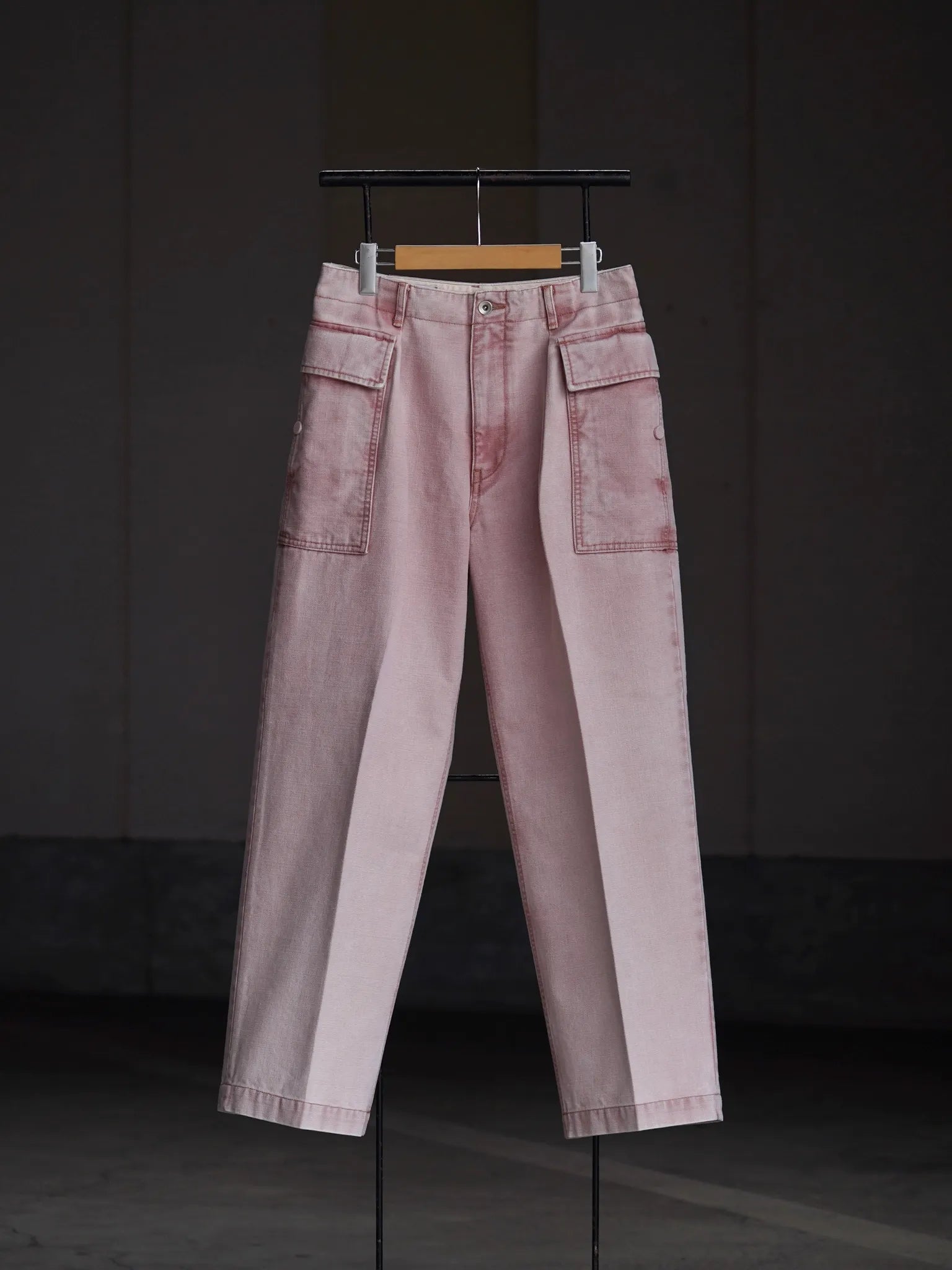 sarto-sulfer-dying-heavy-canvas-cargo-pants-washed-l-pink-1