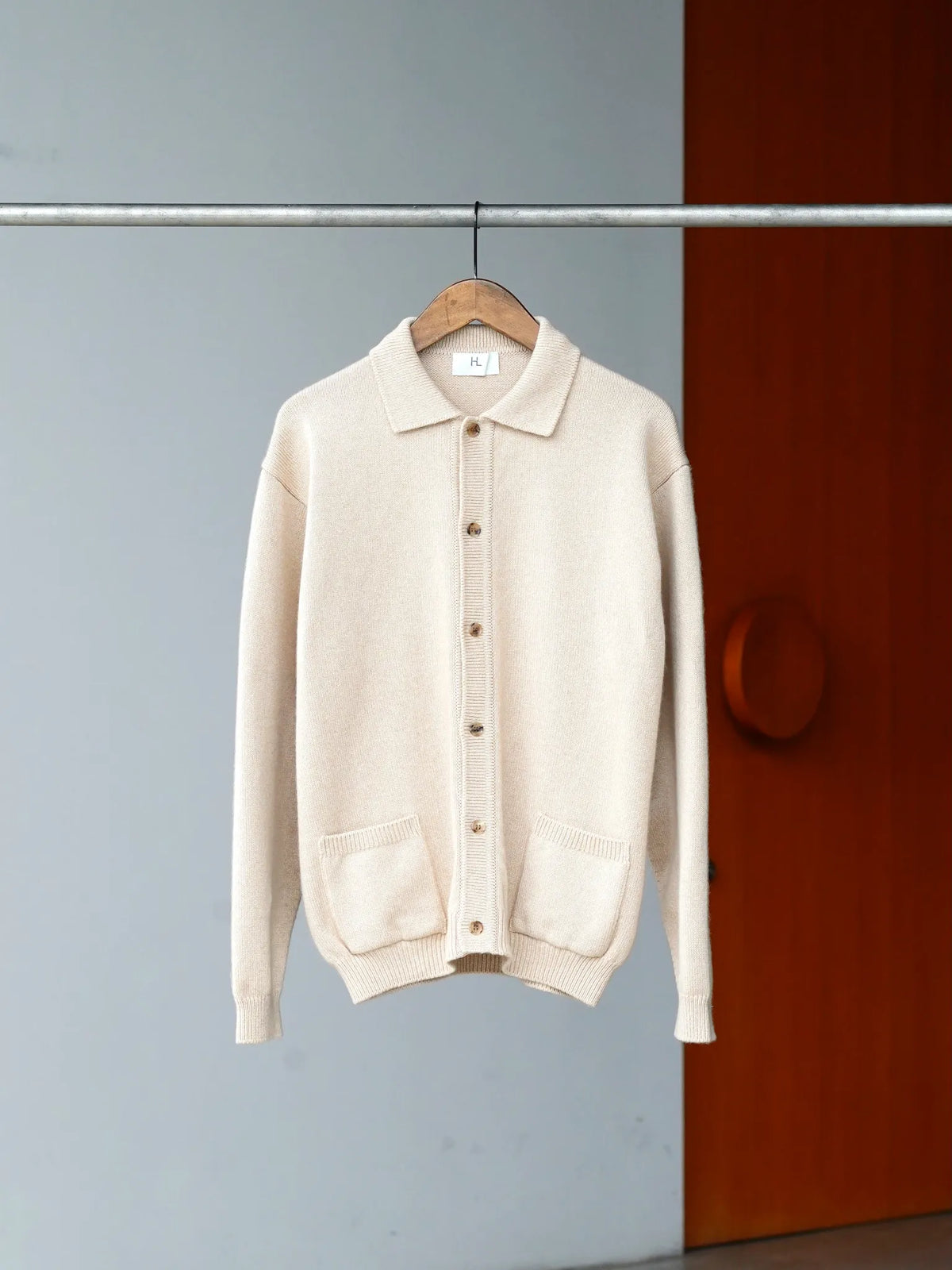 HERILL | Golden SeaIsland Polocardigan Natural