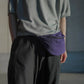 COMOLI | シルクネップ ウエストバッグ PURPLE