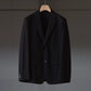 IRENISA | NOTCHED LAPEL SINGLE JACKET BLACK
