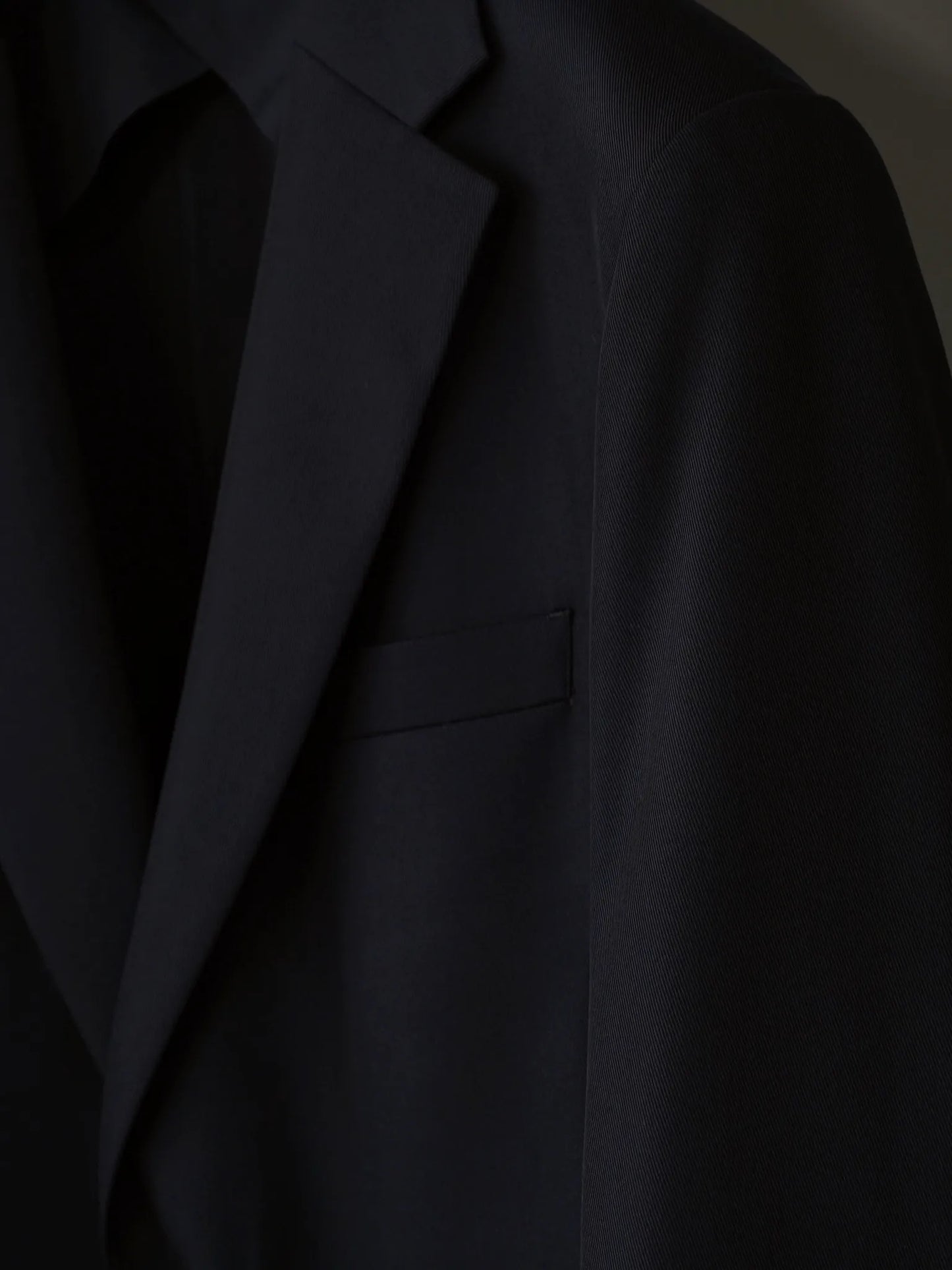 IRENISA | NOTCHED LAPEL SINGLE JACKET BLACK
