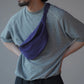 COMOLI | シルクネップ ウエストバッグ PURPLE
