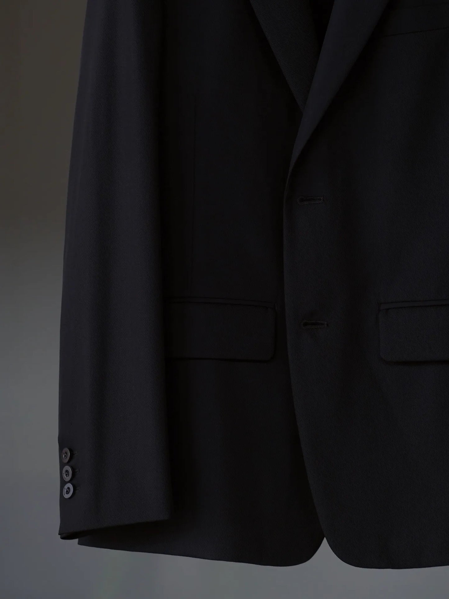 IRENISA | NOTCHED LAPEL SINGLE JACKET BLACK