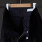 IRENISA | TWO TUCKS TAPERED TROUSERS BLACK