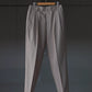 IRENISA | TWO TUCKS TAPERED TROUSERS GREIGE