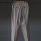 IRENISA | TWO TUCKS TAPERED TROUSERS GREIGE