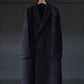 IRENISA | DOUBLE-BREASTED CHESTER COAT GREEN BLACK