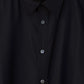 IRENISA | REGULAR COLLAR SHIRT SMOKE BLACK