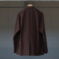 IRENISA | RELAXED SHOULDER JACKET DARK BROWN