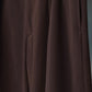 IRENISA | BELTED TAPERED PANTS DARK BROWN