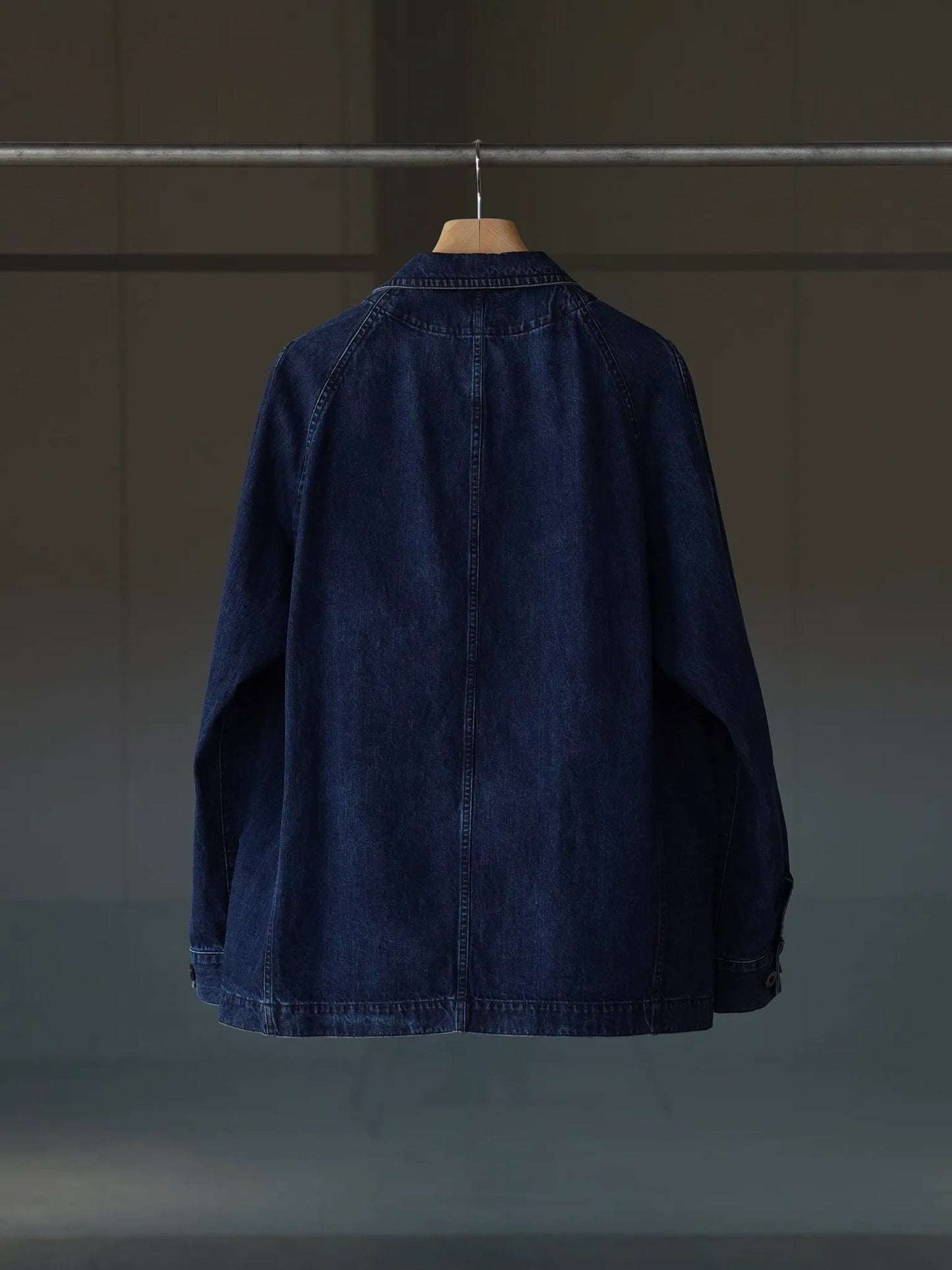 IRENISA | RAILROAD DENIM JACKET FADE INDIGO